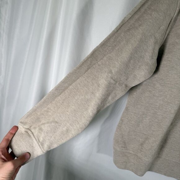 Tailorbyrd Sweater Men's Medium Ivory 1/4 Zip Long Sleeve Turtleneck 100% Cotton - Picture 5 of 11